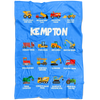 Kempton Construction Blanket Blue