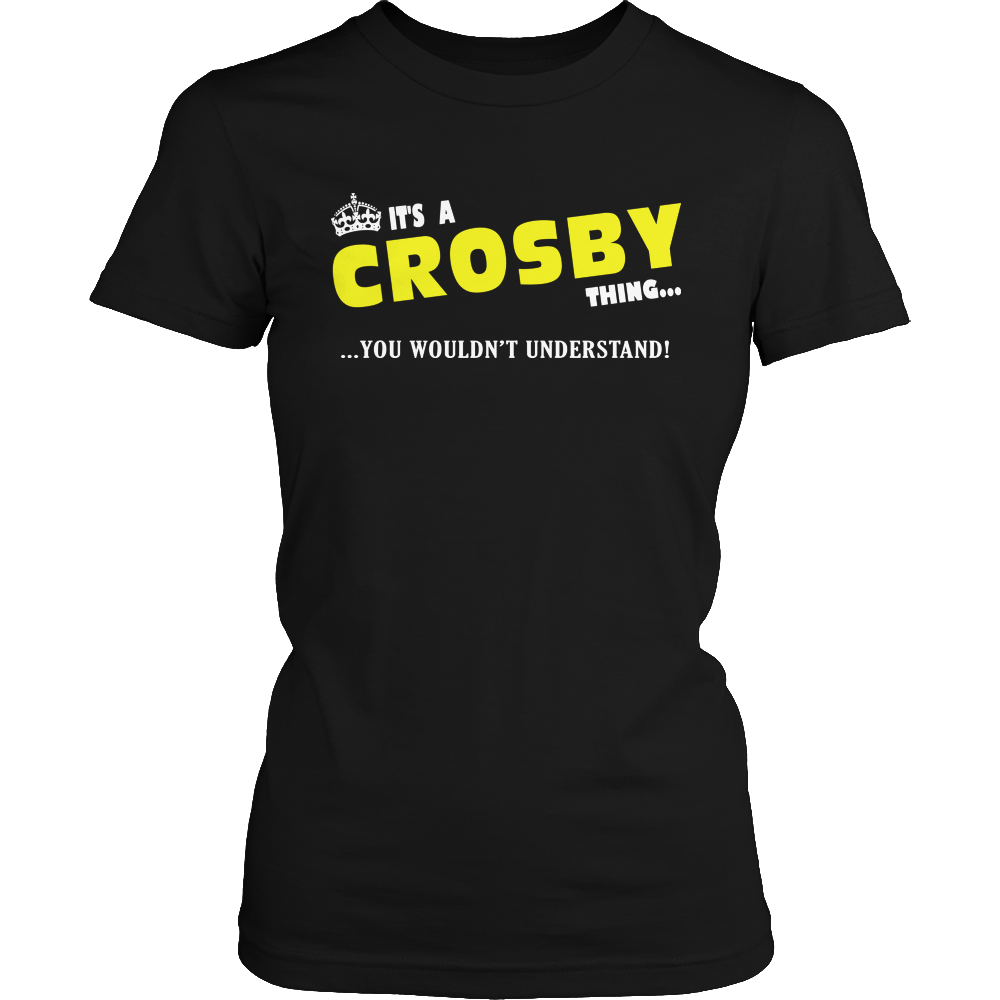 It's A Crosby Thing, You Wouldn't Understand