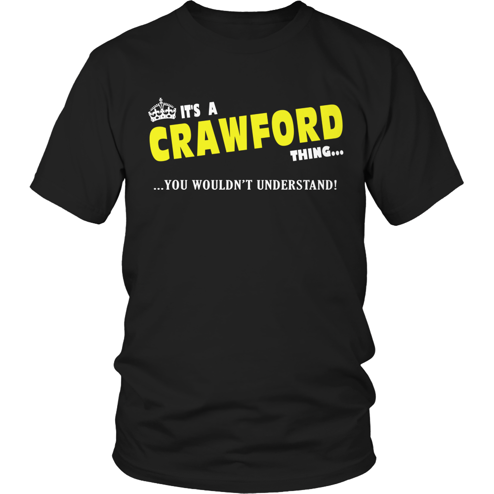 It's A Crawford Thing, You Wouldn't Understand