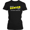 It's A Benson Thing, You Wouldn't Understand