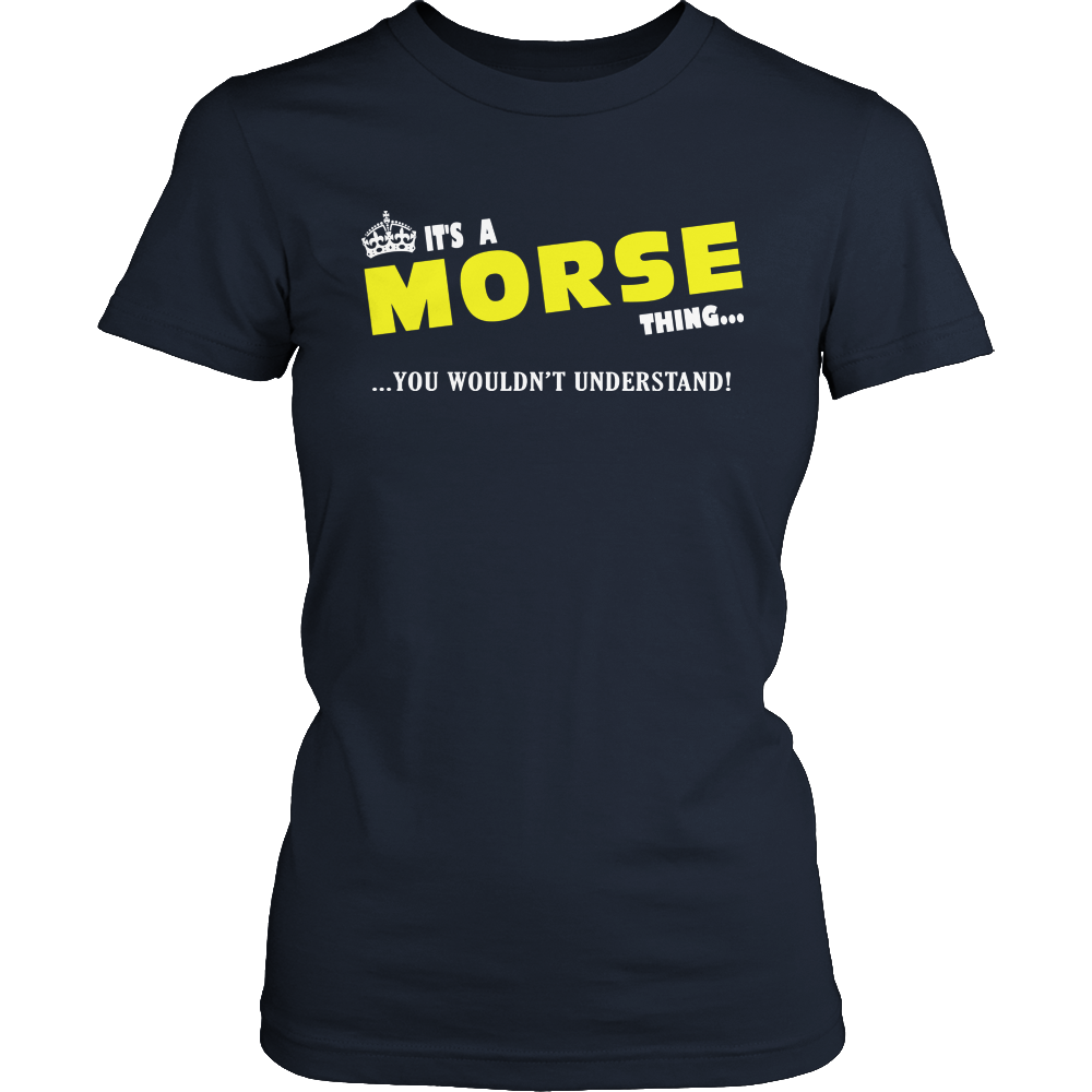 It's A Morse Thing, You Wouldn't Understand