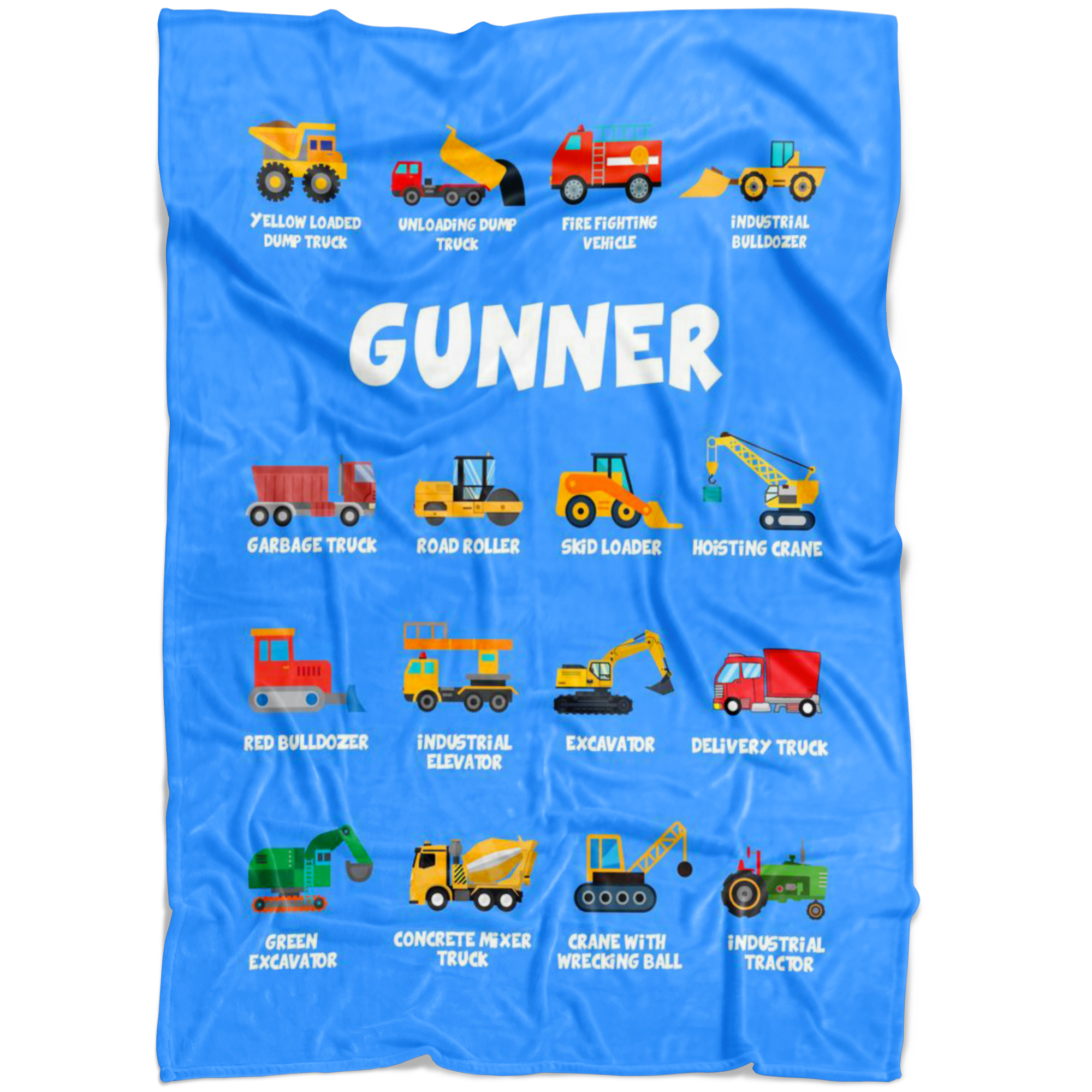 Gunner Construction Blanket Blue