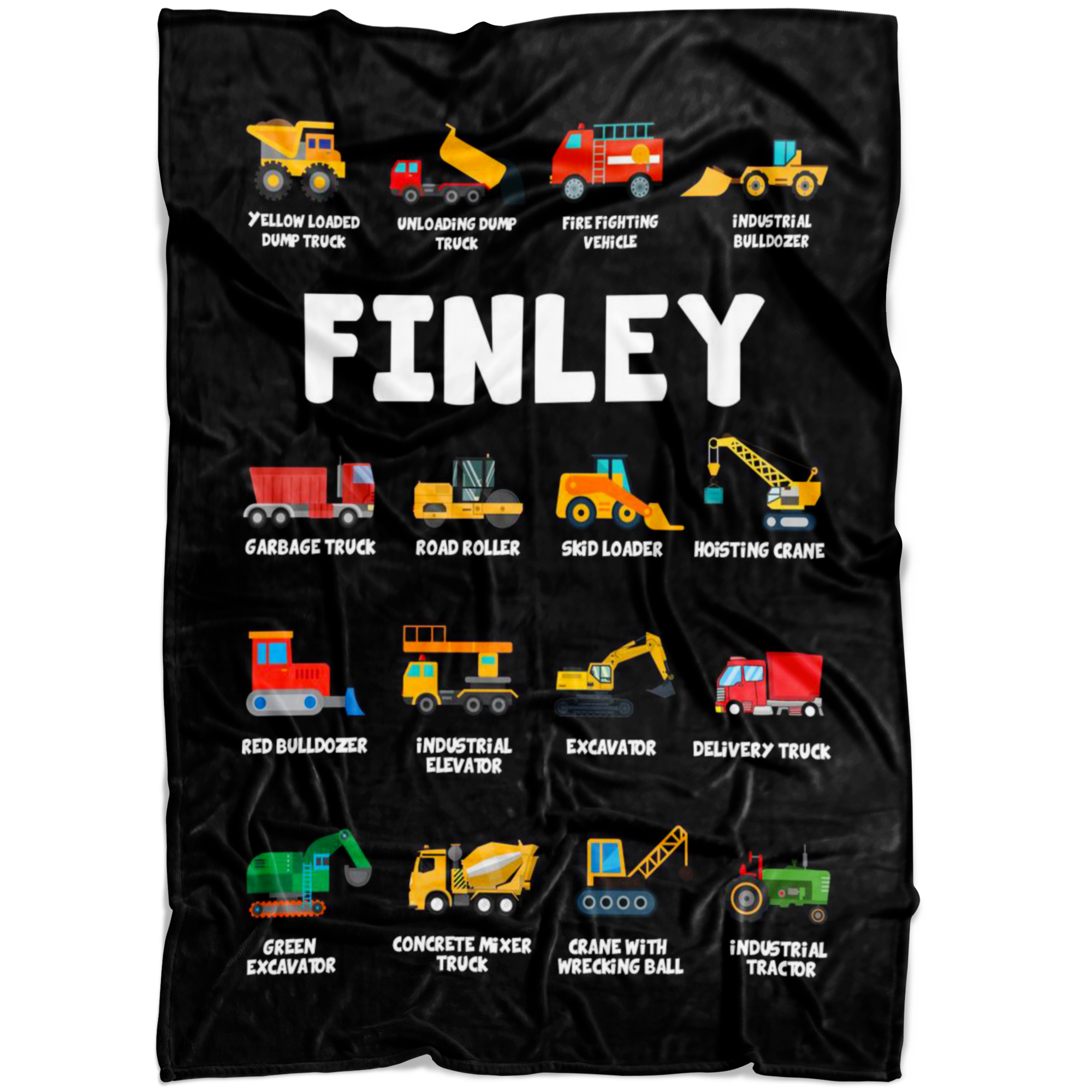 Finley Construction Blanket Black