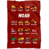 Noah Construction Blanket Red