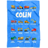 Colin Construction Blanket Blue