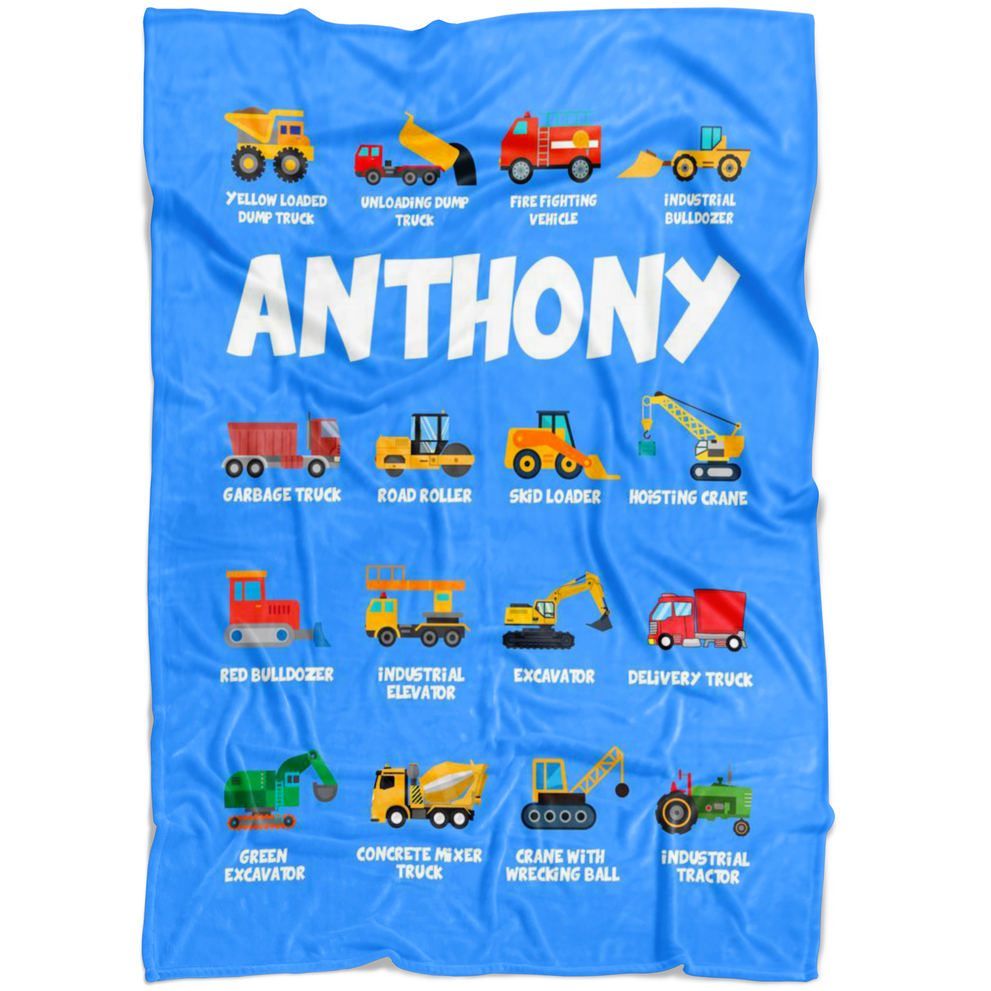Anthony Construction Blanket Blue