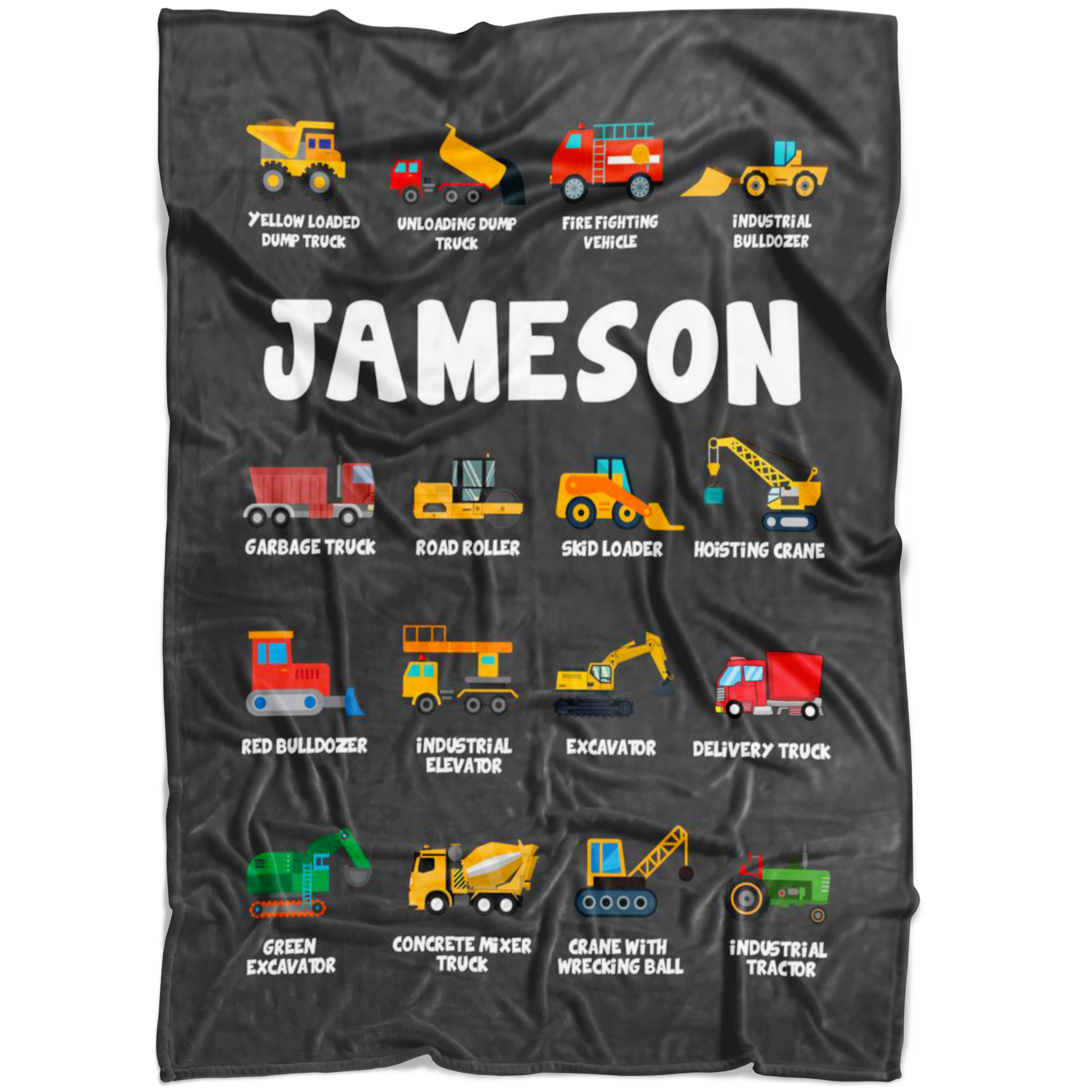 JAMESON Construction Blanket Grey