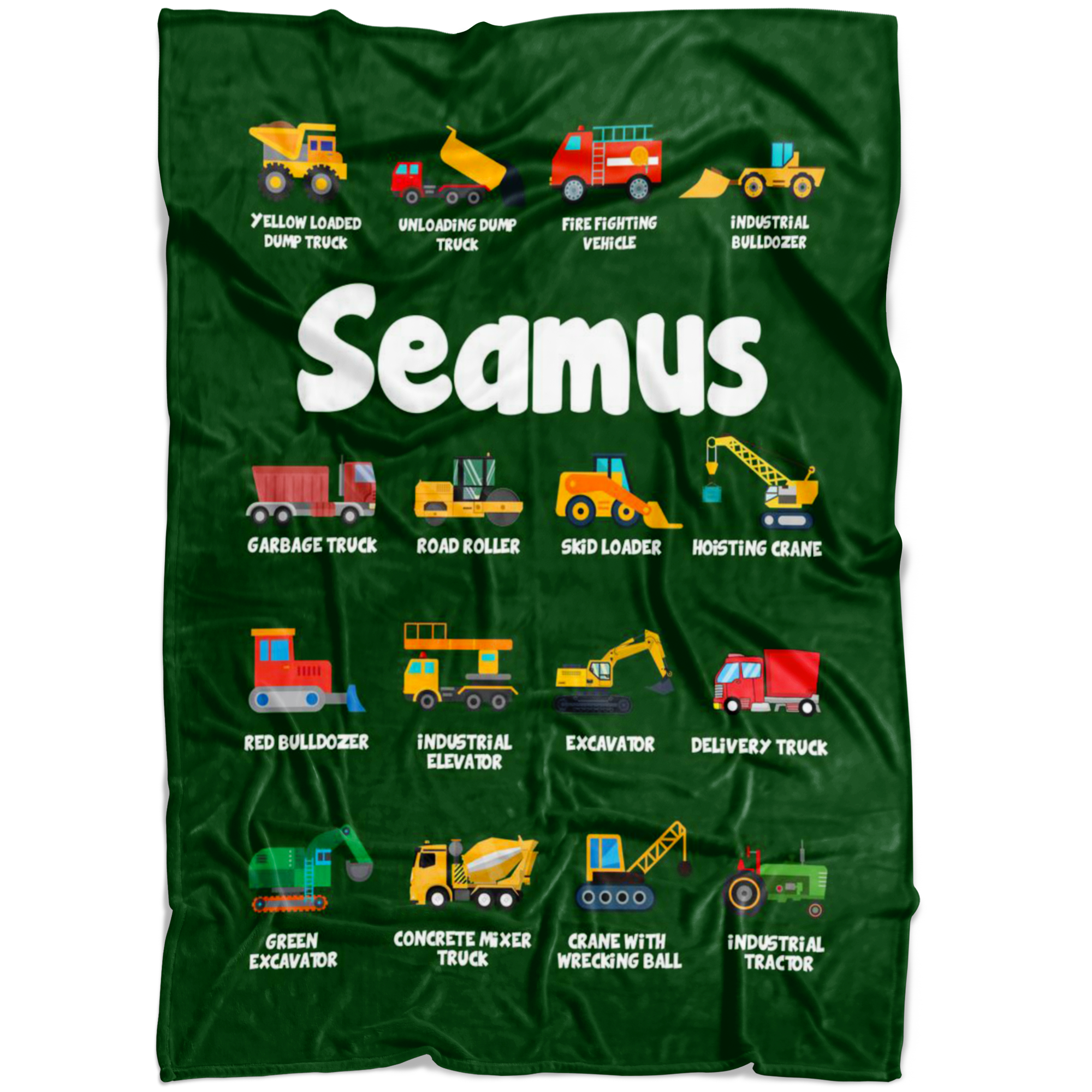 Seamus Construction Blanket Brown