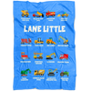 Lane Little Construction Blanket Blue