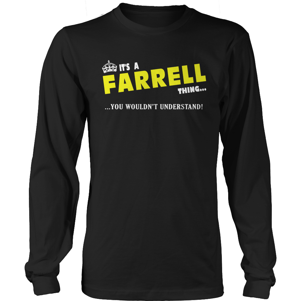 It's A Farrell Thing, You Wouldn't Understand