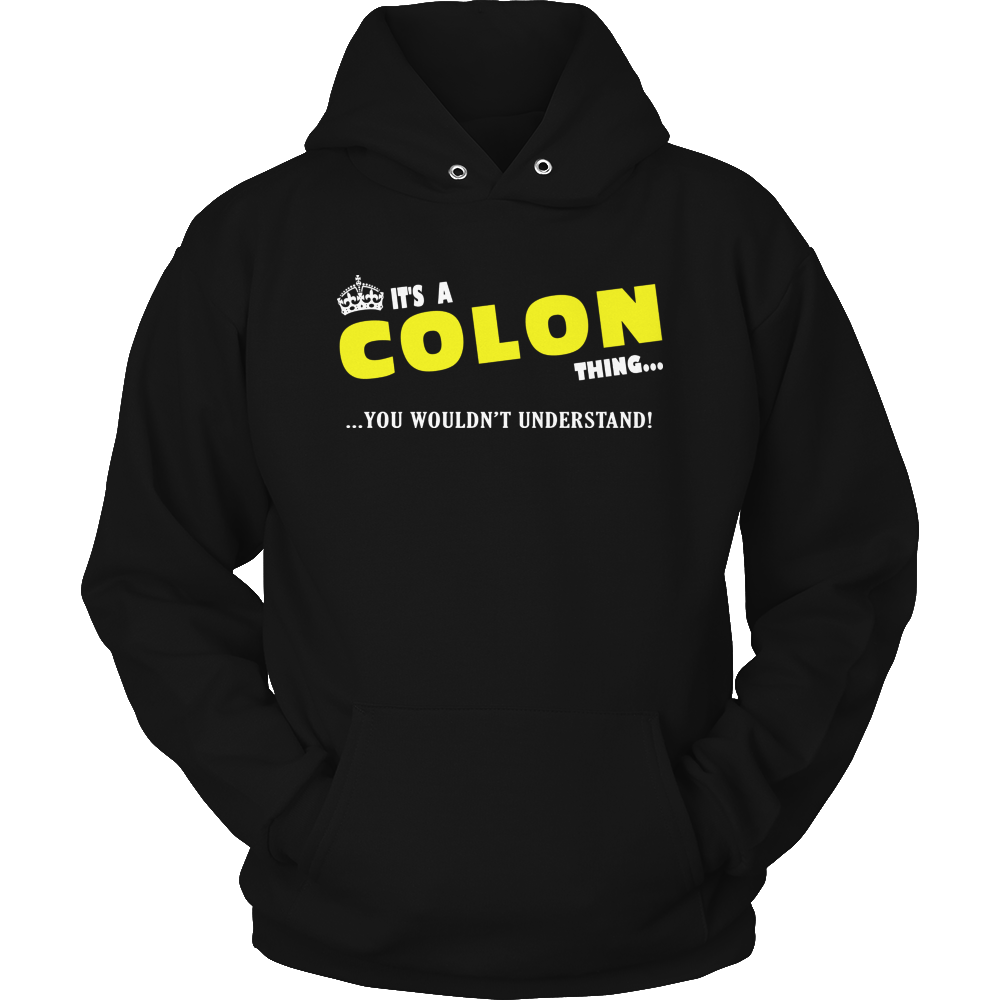 It's A Colon Thing, You Wouldn't Understand