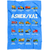 ASHER/KAI Construction Blanket Blue