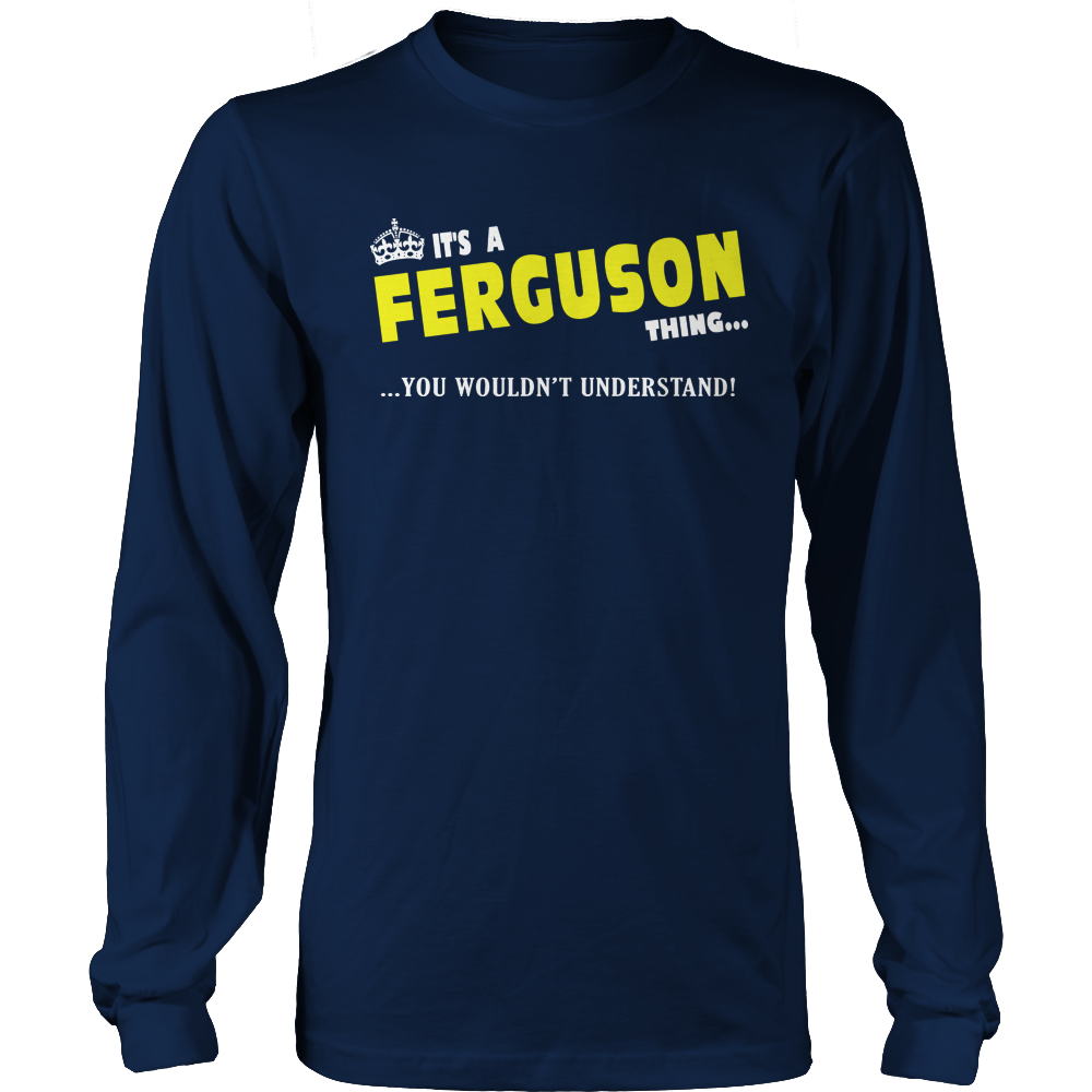 It's A Ferguson Thing, You Wouldn't Understand