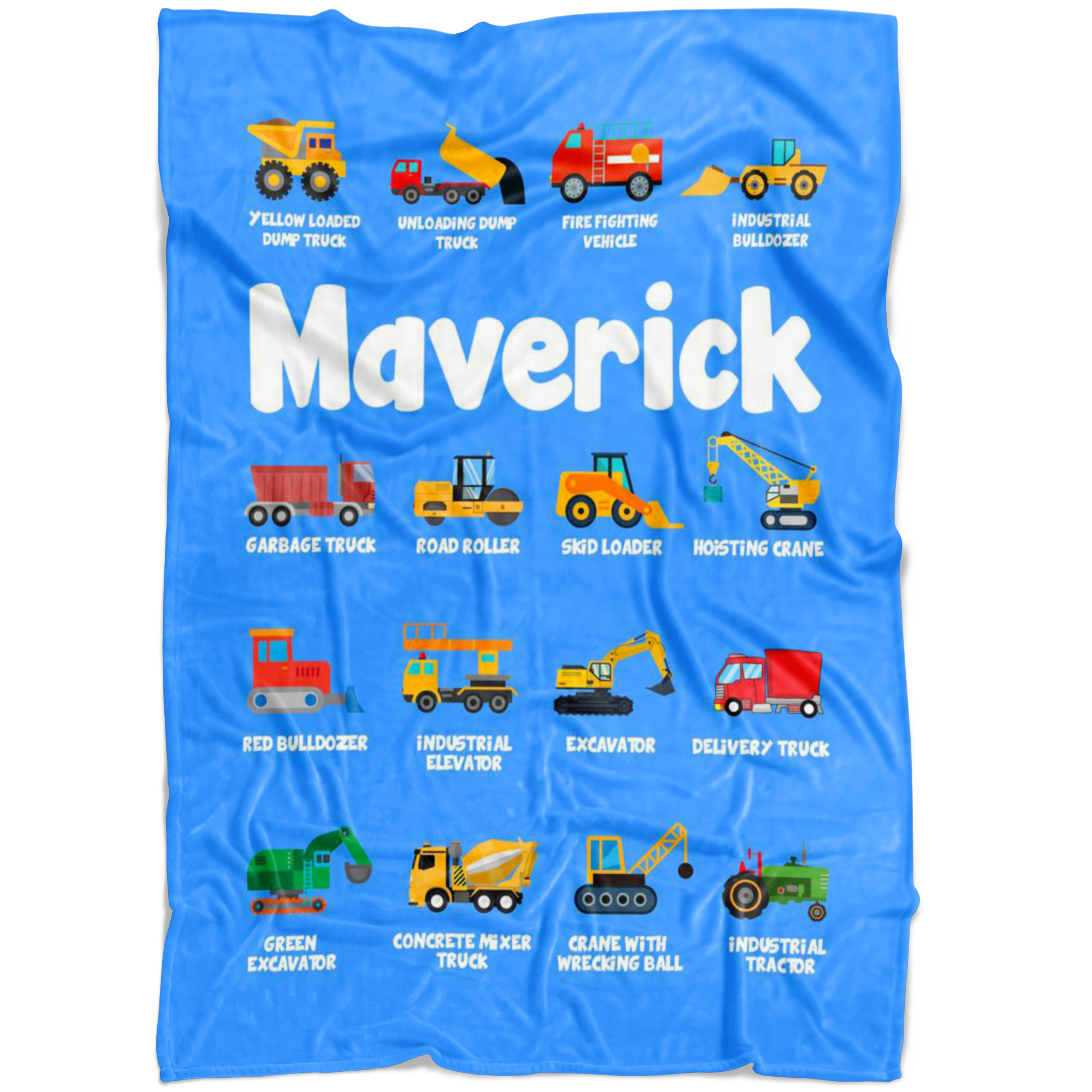 Maverick Construction Blanket Blue