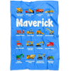 Maverick Construction Blanket Blue