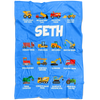Seth Construction Blanket Blue