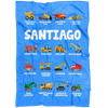 SANTIAGO Construction Blanket Blue