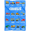 Charlie Construction Blanket Blue