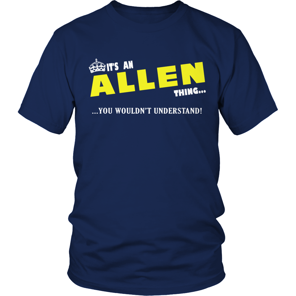 It's An Allen Thing, You Wouldn't Understand