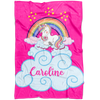Personalized Name Magical Unicorn Blanket for Babies & Girls - Caroline