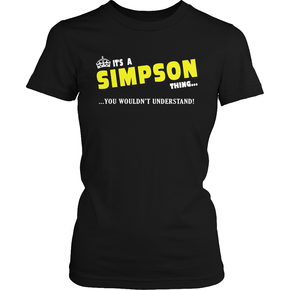 It's A Simpson Thing, You Wouldn't Understand