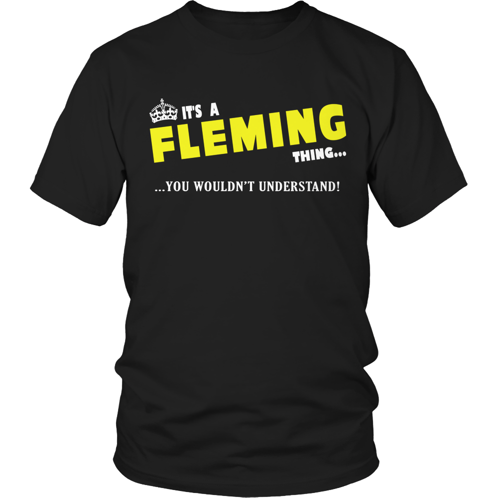 It's A Fleming Thing, You Wouldn't Understand