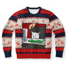 Womens Yell at Cat Ugly Christmas Sweater
