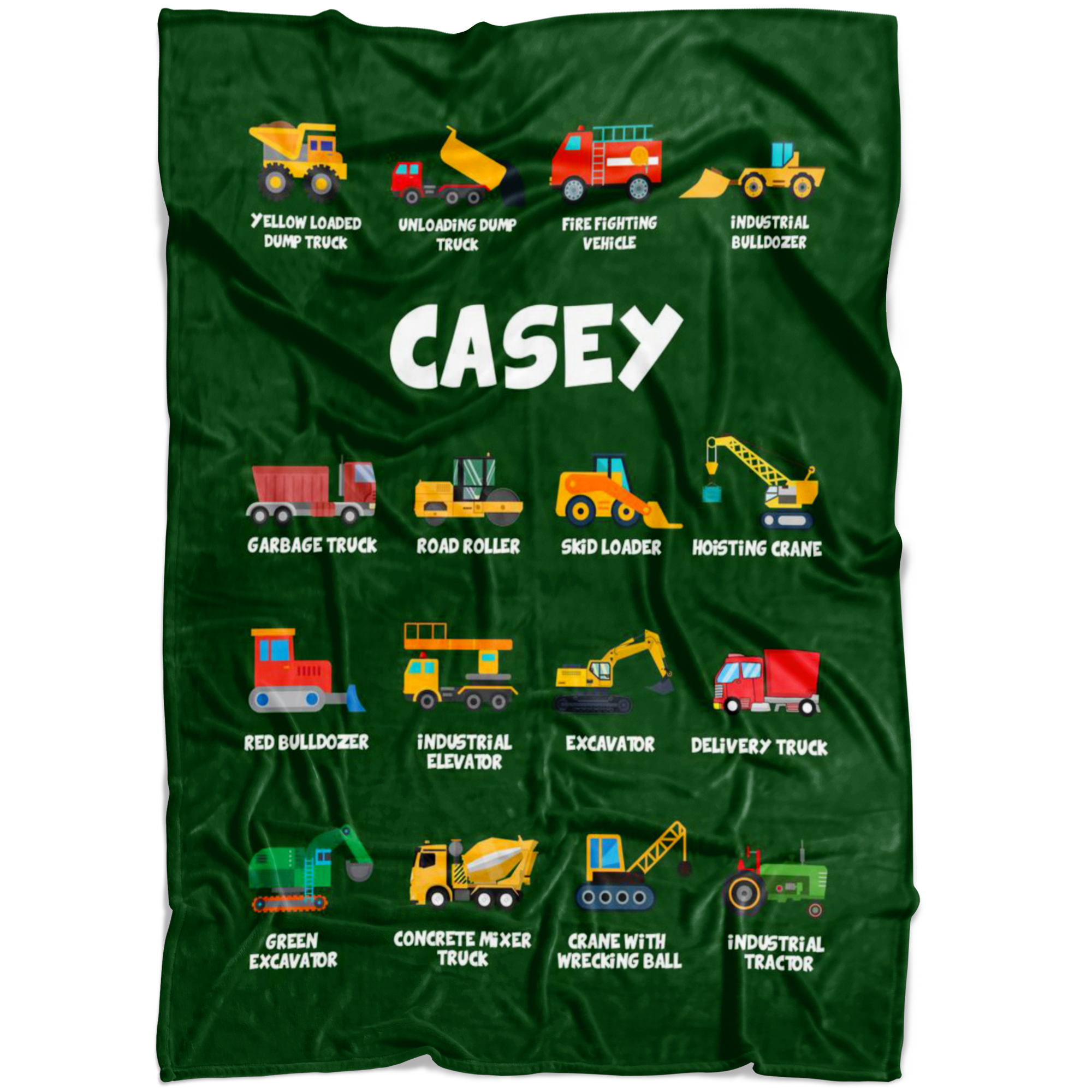 Casey Construction Blanket Green