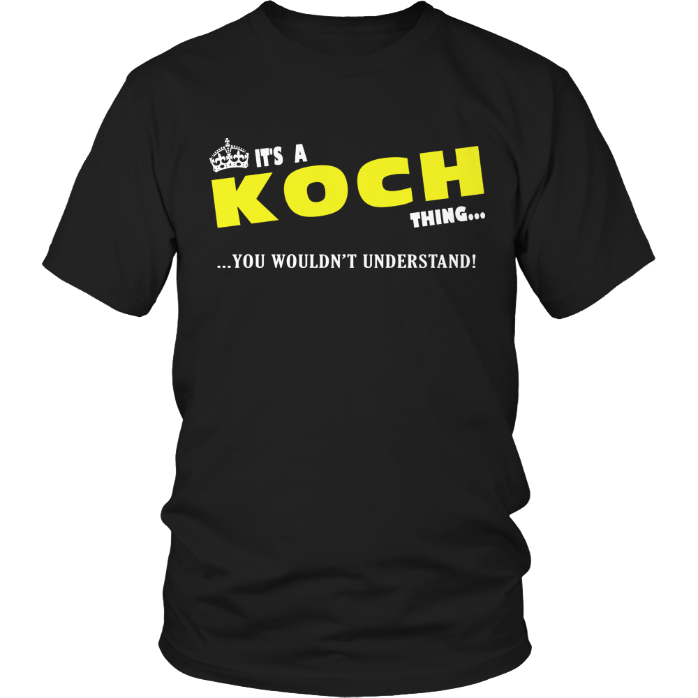 It's A Koch Thing, You Wouldn't Understand