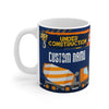 Personalized Name, Under Construction, Mixer Truck Mug for Kids 11oz