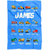 James Construction Blanket Blue