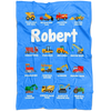Robert Construction Blanket Blue