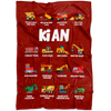 Kian Construction Blanket Red