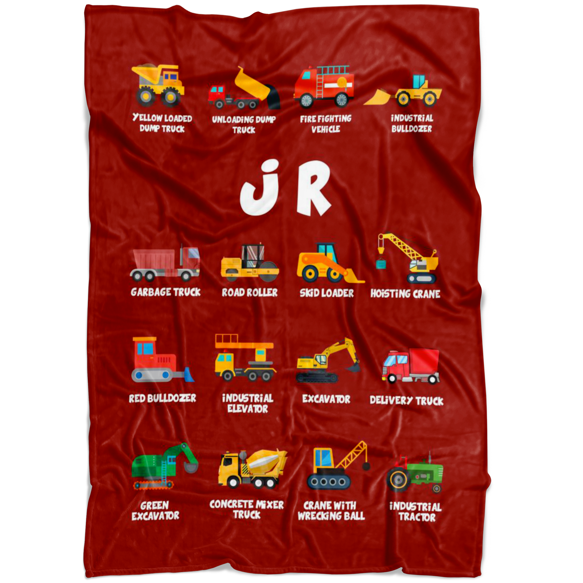 J R Construction Blanket Red