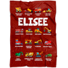 ELISEE Construction Blanket Red