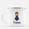 Personalized Kids Cup, Princess Campfire Mug 10oz