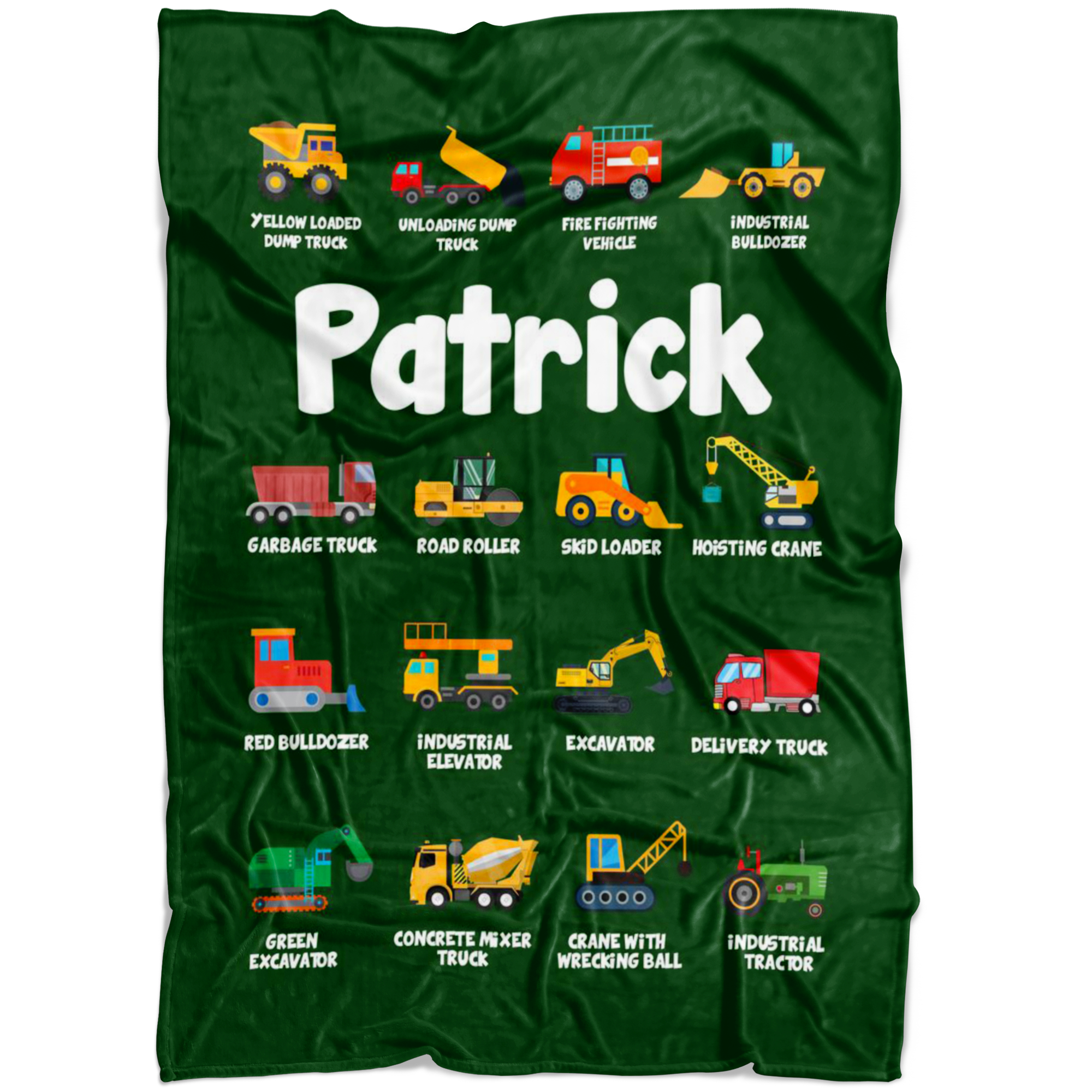 Patrick Construction Blanket Green