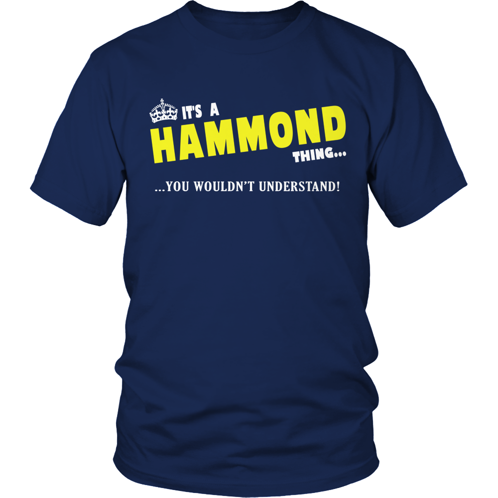 It's A Hammond Thing, You Wouldn't Understand