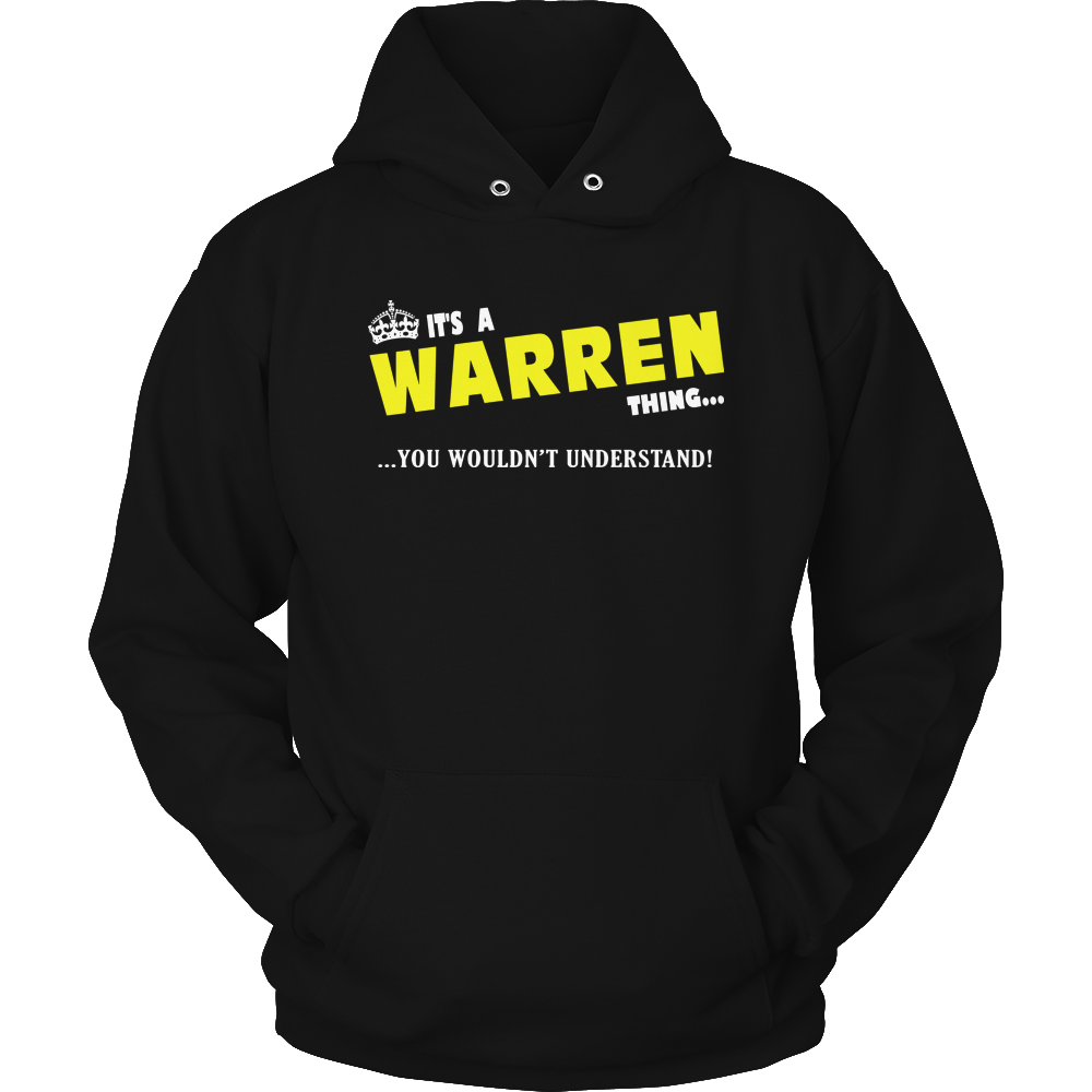 It's A Warren Thing, You Wouldn't Understand
