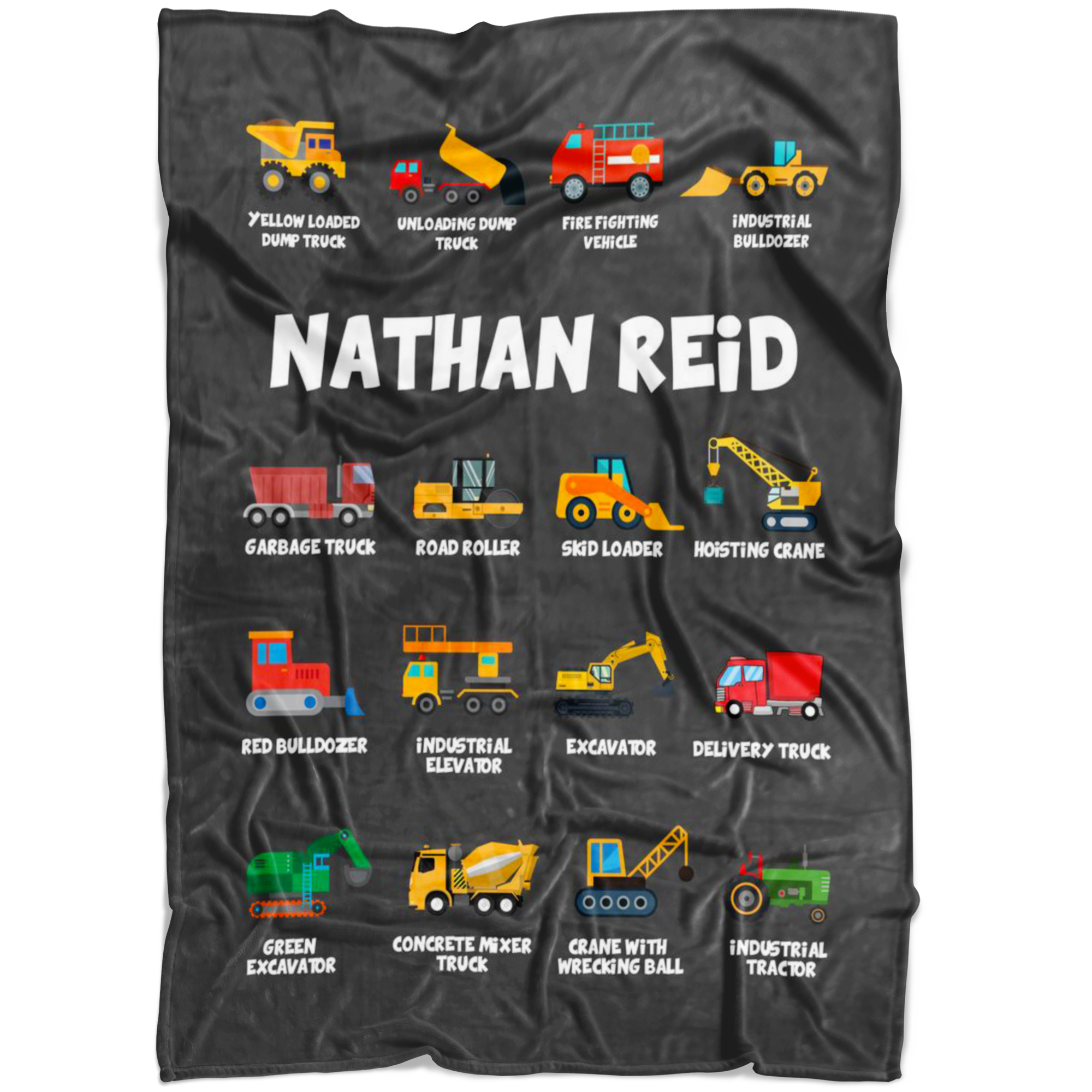 Nathan Reid Construction Blanket Grey