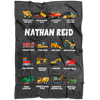 Nathan Reid Construction Blanket Grey