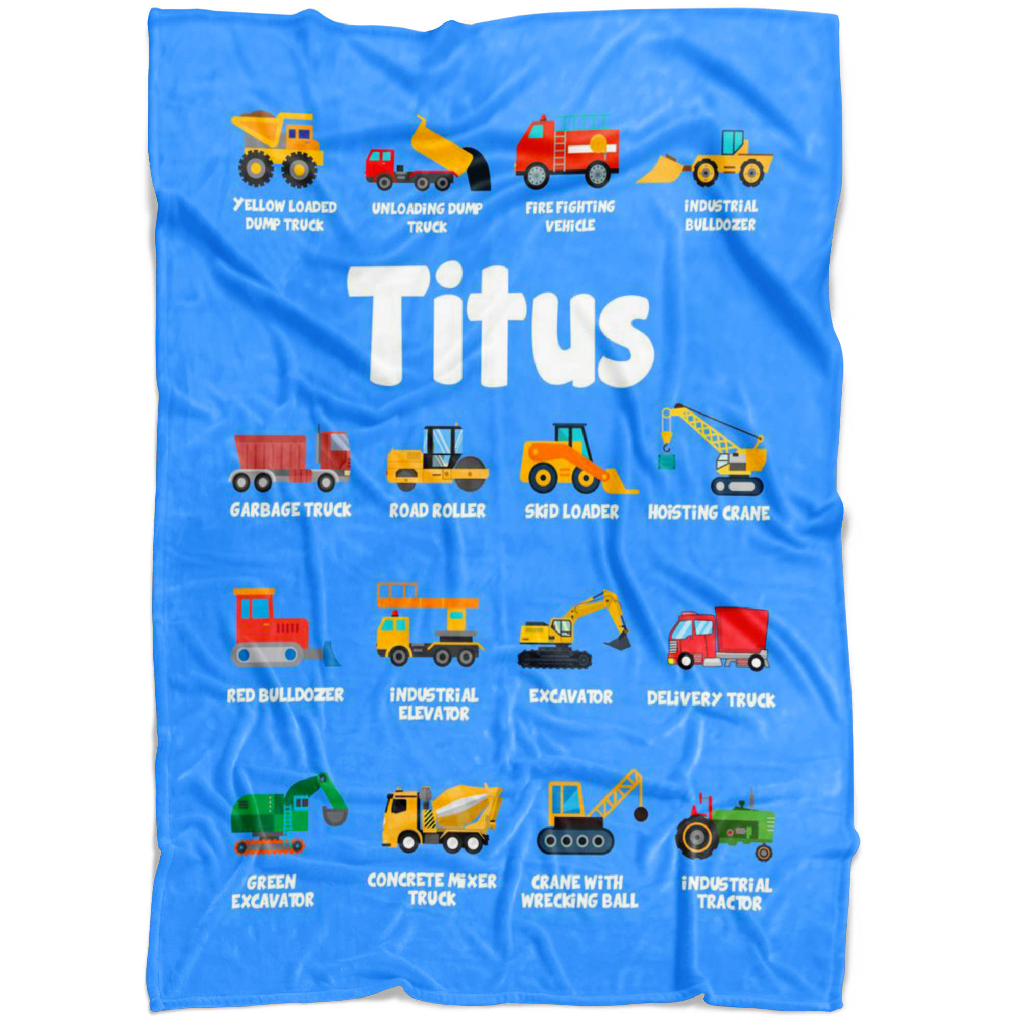Titus Construction Blanket Blue