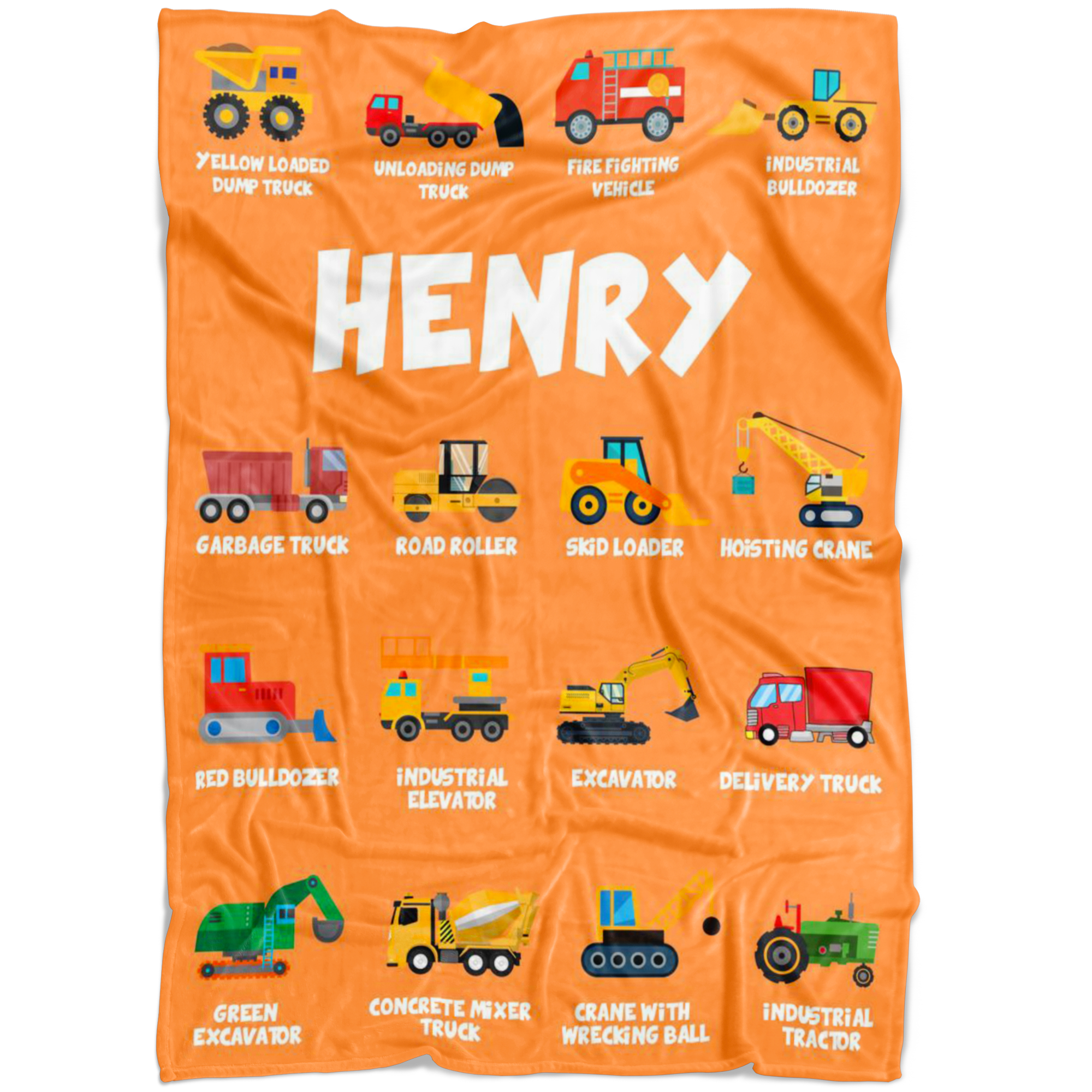 Henry Construction Blanket Orange