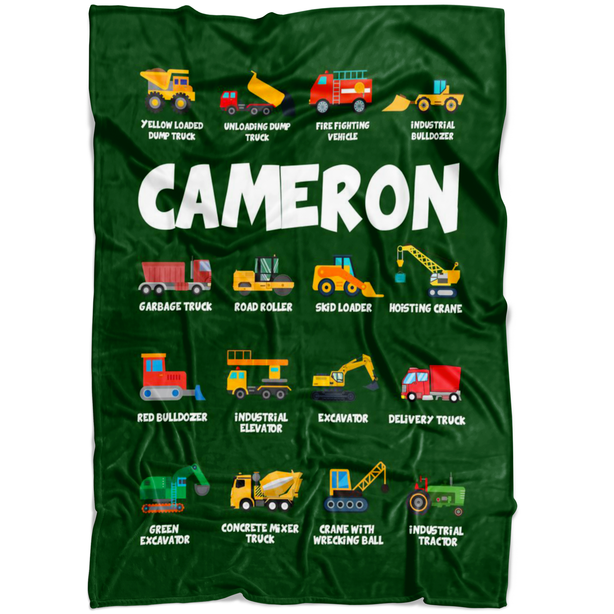 CAMERON Construction Blanket Green