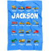 Jackson Construction Blanket Blue