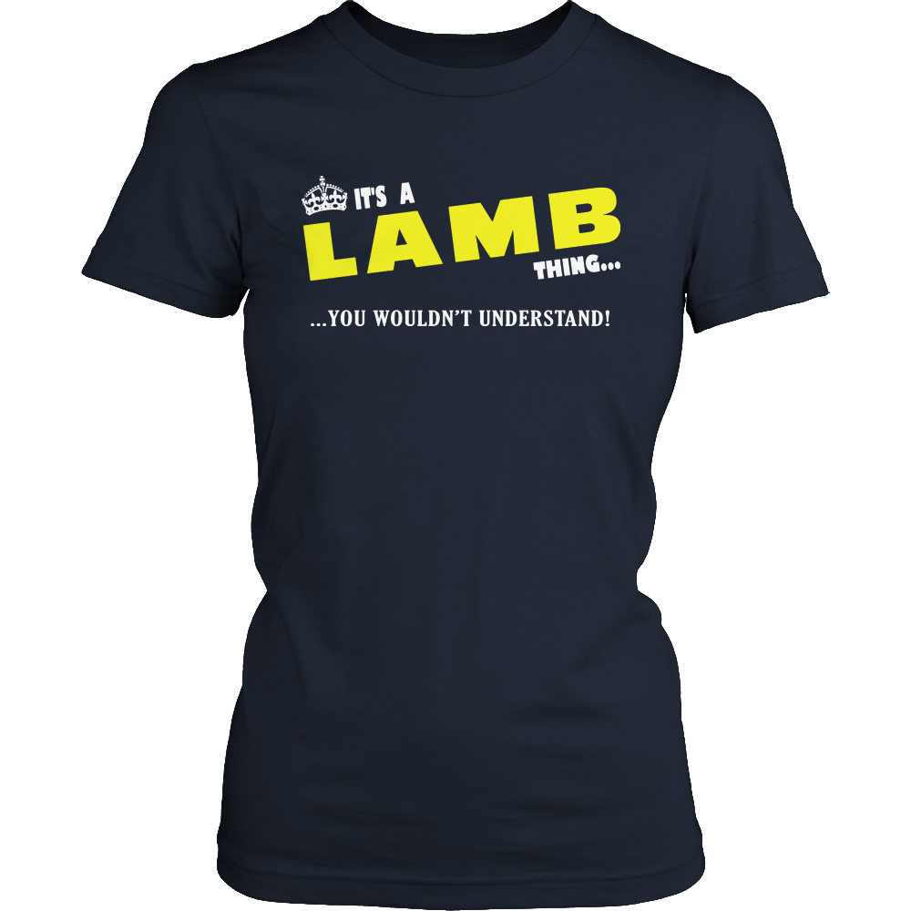 It's A Lamb Thing, You Wouldn't Understand