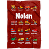 Nolan Construction Blanket Red