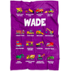 Wade Construction Blanket Purple