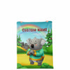 Load image into Gallery viewer, Personalized Name Koala, Animal Blanket for Kids, Custom Name Blanket for Boys &amp; Girls