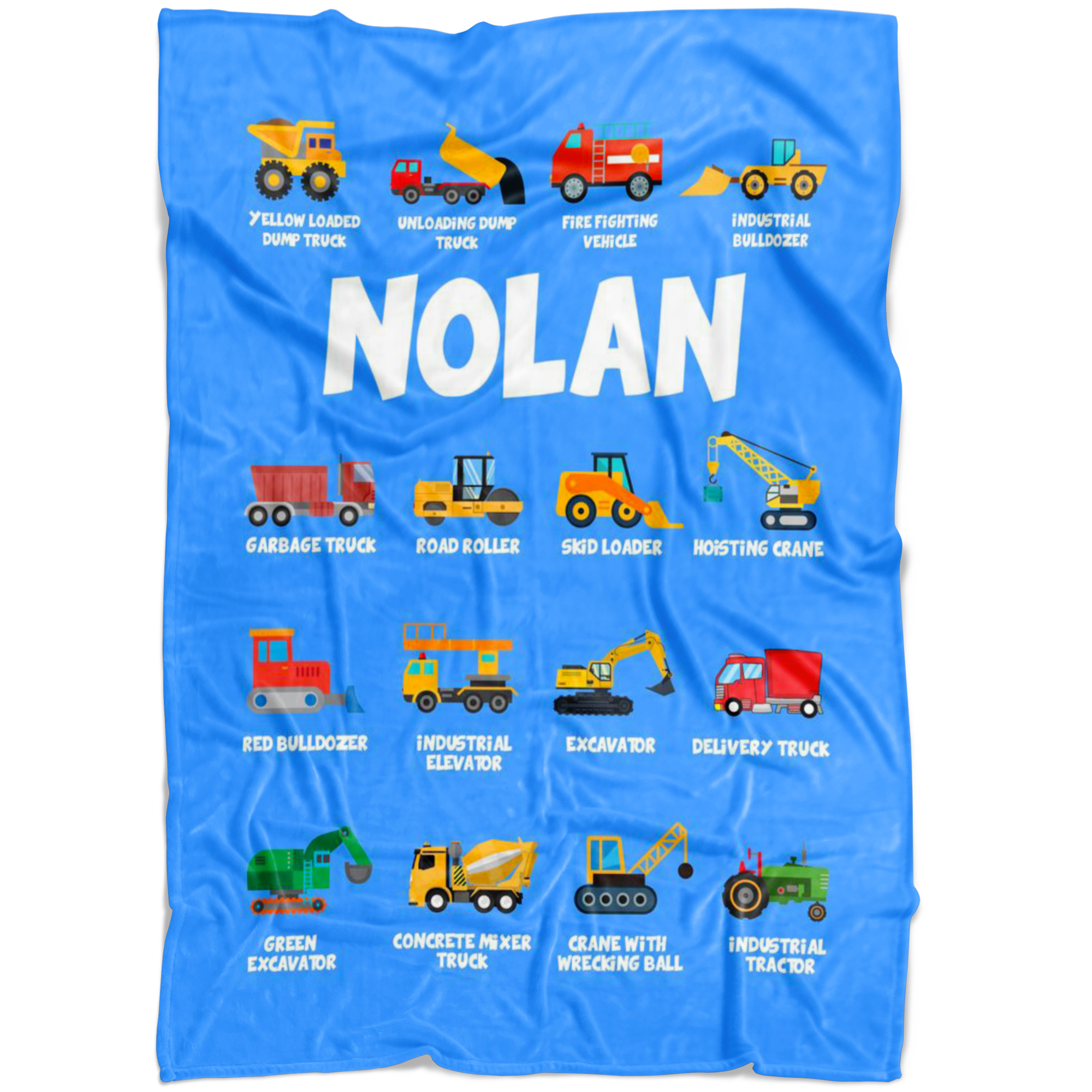 Nolan Construction Blanket Blue